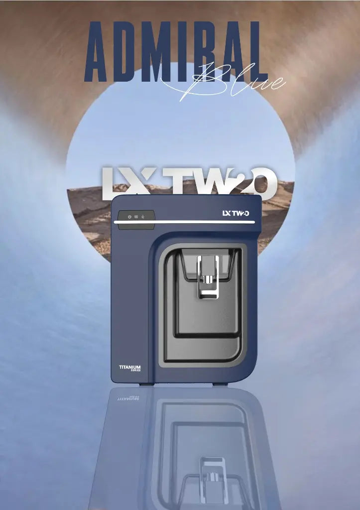 Jain Aqua Smart LX TW20 Titanium Series Water Purifier | Compact & Stylish Wall-Mount Design | Led Indicator | Powerful Home Water Filtration System (Gun Metal, Suitable for Borewell, Tanker & Municipal Water)