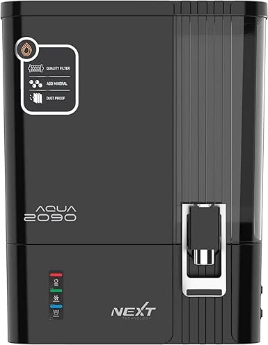 Jain AQUA smart 2090 Model Advance Technology With Smart LED (Best For Home and Office ) 10 L RO + UV + UF + TDS Water Purifier Black (Suitable for Borewell, Tanker & Municipal Water)