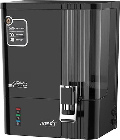 Jain AQUA smart 2090 Model Advance Technology With Smart LED (Best For Home and Office ) 10 L RO + UV + UF + TDS Water Purifier Black (Suitable for Borewell, Tanker & Municipal Water)