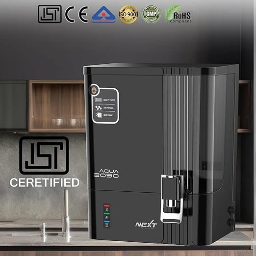 Jain AQUA smart 2090 Model Advance Technology With Smart LED (Best For Home and Office ) 10 L RO + UV + UF + TDS Water Purifier Black (Suitable for Borewell, Tanker & Municipal Water)