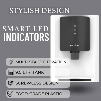 Jain Aqua Smart RO + UV + UF + TDS + Alkaline Water Purifier – 12L Smart LED Model with Multi-Stage Filtration for Pure, Healthy Water, (Suitable for borewell, tanker, municipal water)