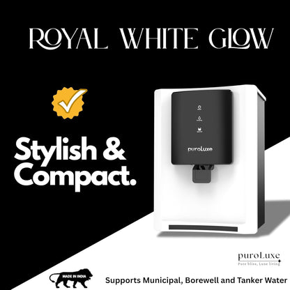 Jain Aqua Smart RO + UV + UF + TDS + Alkaline Water Purifier – 12L Smart LED Model with Multi-Stage Filtration for Pure, Healthy Water, (Suitable for borewell, tanker, municipal water)