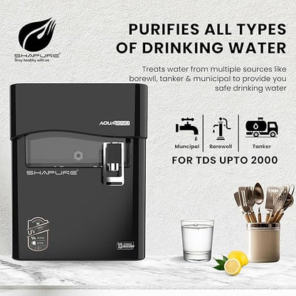 Jain Aqua Smart 9090 TRENDY & CLASSIC DESIGN | Fully Automatic Function | Smart LED | 13 L RO + UV + UF + TDS Water Purifier  (Suitable for Borewell, Tanker & Municipal Water