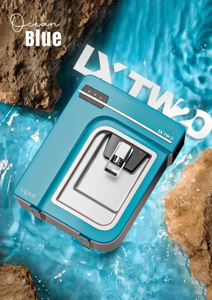 Jain Aqua Smart LX TW20 Titanium Series Water Purifier | Compact & Stylish Wall-Mount Design | Led Indicator | Powerful Home Water Filtration System (Gun Metal, Suitable for Borewell, Tanker & Municipal Water)